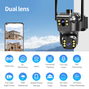 ShireStar 4mp gran oferta cámara de red wifi zoom óptico PTZ Sensor de seguimiento de movimiento cámara de seguridad de doble lente para exteriores - Product Image 2