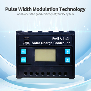 Regolatore di carica solare da 50A PWM 12V/24V Auto adatters serie PM con uscita USB 5V2.1A e funzione di Display LCD - Product Image 3