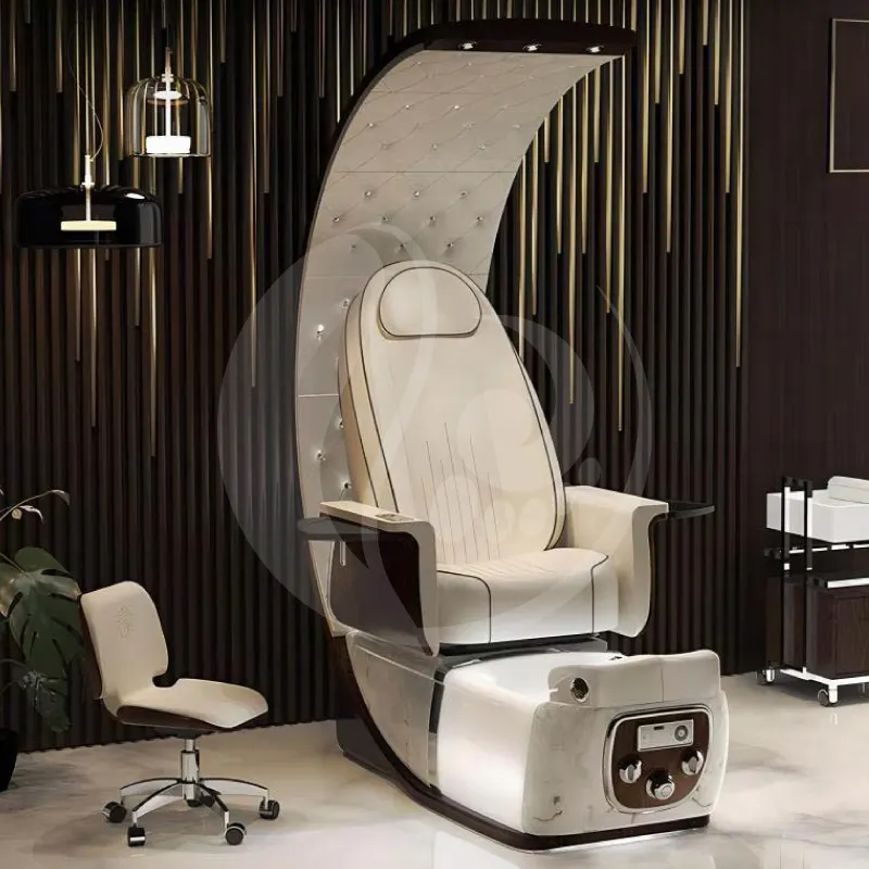 Kursi pedikur spa kaki manikur parafin Modern mewah untuk pabrik kursi pedikur furnitur salon profesional