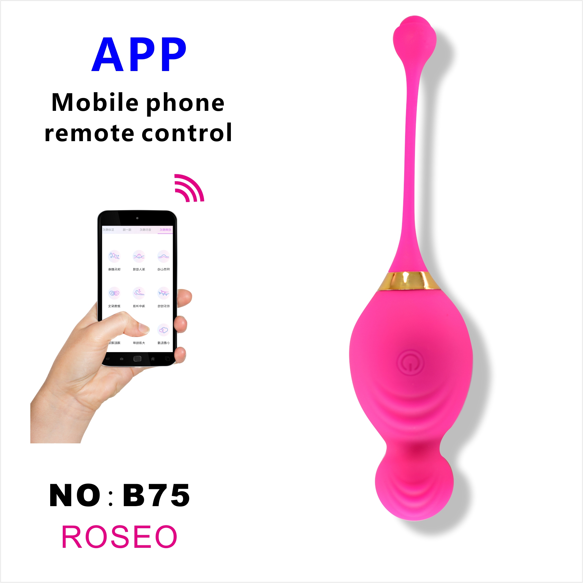 B75--APP-ROSE RED
