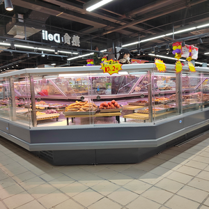 Siêu thị thịt tươi hiển thị trường hợp phục vị-over Glass Deli tủ trưng bày tủ lạnh - Product Image 5