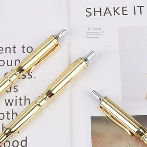 Sáng Tạo gương vàng đồng đạn bút Súng masccline đẩy Báo Chí hành động Súng kim loại bút bi với Hộp quà tặng - Product Image 4