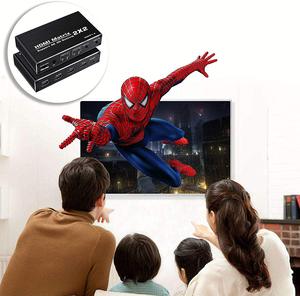 Factory 4K <strong>HDMI</strong> <strong>Matrix</strong> 2x2 <strong>2</strong> in <strong>2</strong> Out <strong>HDMI</strong> Switch Splitter 2port with Remote 4K 30Hz - Product Image 4