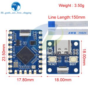 Sıfır ahududu Pi için TZT RP2040-Tiny geliştirme devre kartı modülü rpraspberry PICO USB tip C arayüzü 264KB SRAM 2MB flaş Arduino için