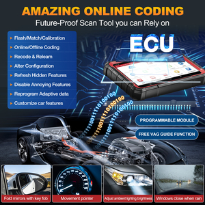 X431 Pro Elite tamamen işlevsel çift yönlü OBD2 tarayıcı ile CANFD & DOIP ECU kodlama FCA AutoAuth PROS Elite olarak - Product Image 3