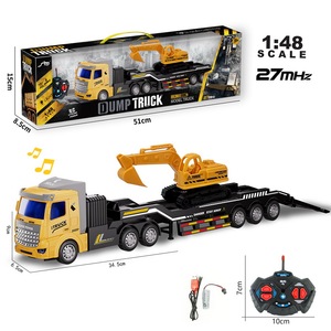 SINO <strong>RC</strong> Truck BSCI Radio Control Construction <strong>Toy</strong> 1:48 4-CH European-Style Car Head with Small Car - Product Image 2