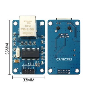 Mini ENC28J60 Ethernet LAN-Netzwerk modul 51 AVR SPI PIC STM32 LPC - Product Image 5