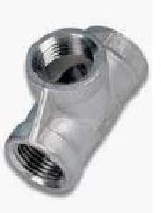 METAL 2&quot; Equal Threaded Forged Tee | ASTM <strong>A815</strong> UNS <strong>S31803</strong> Duplex Stainless Steel ASME B16.11 for High-Pressure Pipelines - Product Image 2