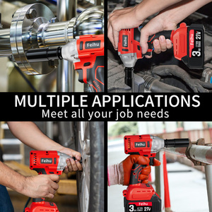 Hochwertiger kunden spezifischer 21V 1/2 Drehmoments chl üssel Neuer wiederauf ladbarer elektrischer Lithium-Akku-Schlags ch rauber Reifen DIY Industrial - Product Image 2