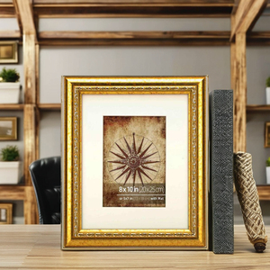 Yüksek kalite özel MDF resim çerçeveleri Vintage stil altın 6x8 8x10 11x14 inç fotoğraf çerçevesi A1 A2 boyutları demir Metal özel renkler - Product Image 3