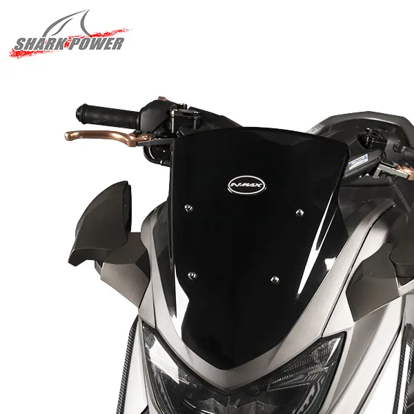 Ajustable de la motocicleta piezas de plástico carenado frontal claro/parabrisas viento escudo para Yamaha Nmax155 Accesorios