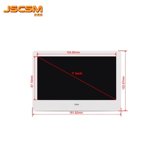 Marco de fotos digital de 7 pulgadas, control remoto de vídeo en bucle con pantalla led, resolución de 1024x600, venta al por mayor - Product Image 2