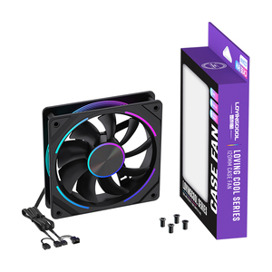 Lovingcool nuovo stile infinito specchio circolare ARGB sincronizzazione PC ventola di raffreddamento all'ingrosso 6pin RGB Case per Computer da gioco ventole più fresche - Product Image 6