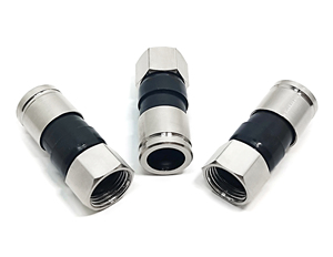用于 RG6 F 连接器 RG 6 的最新技术 F Conector 压缩连接器 - Product Image 1