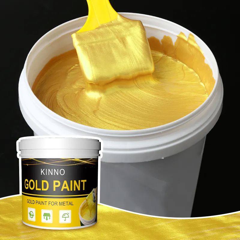 Kinno — peinture or en poudre à base d'eau, pour revêtement de construction, 6533
