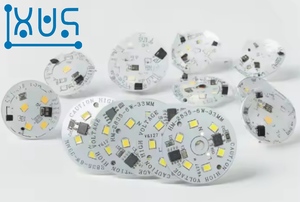 แผงวงจร PCBA แบบไม่มีคนขับโมดูลนำไฟ LED ขนาด6W 108 lm/w 220V AC โมดูลไฟ LED แบบกลม SMD PCB สำหรับหลอดไฟเทียนรับประกัน2ปี - Product Image 2