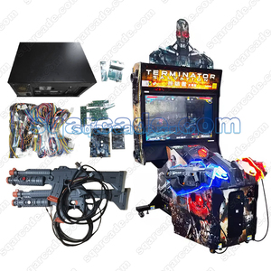 ターミネーター4シミュレーターキットキャビネットアダルトストリートキットボードコインはアーケードシューティングボールゲーム機用に操作されます