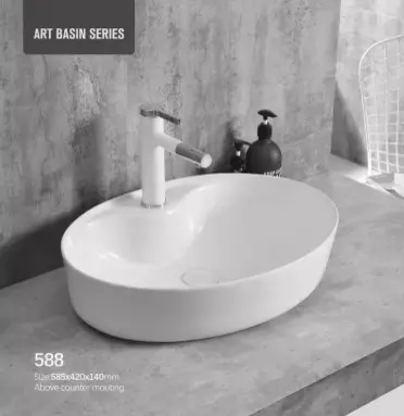 SAIRI yüksek kaliteli lavabo küçük boyutları sanat seramik banyo lüks el lavabo