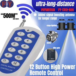 Leistungs starker 12-Tasten-433-MHz-HF-Fernbedienungs-Lerncode-Sender für das Garagentor-Kranlicht-Automatisierung system - Product Image 2