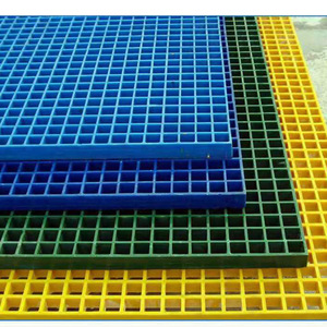 Tùy chỉnh chống trượt gritted sợi thủy tinh Grating đúc FRP lưới tản nhiệt cho sàn với cắt chuyên nghiệp dịch vụ chế biến - Product Image 1