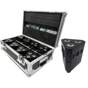 Mini led par ışık 3X10W RGB 3in1 IR uzaktan kumanda pili dmx512 düğün sahne uplight - Product Image 3