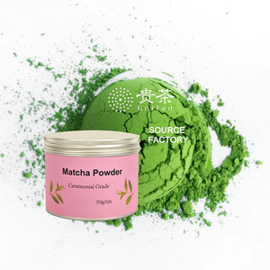 50g teneke paketlenmiş Latte sınıf Te Matcha 100% gölge yetiştirilen organik ince yeşil çay tozu - Product Image 1