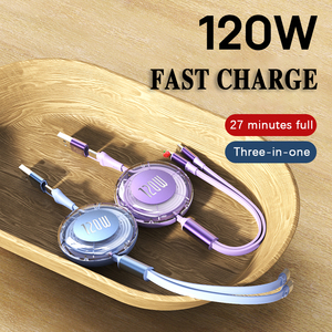 เสื้อแจ็กเก็ต TPE ยาว120W แบบ2-in-1ดีไซน์พอร์ต C แบบพับเก็บได้ยาว1.2เมตรสายชาร์จเร็ว - Product Image 4