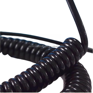 Saf bakır 2.5/10 Mm2 yüksek güç Spiral kablo endüstriyel uygulama bahar tel 2 3 12 çekirdek 4 kare genişleme güç kablosu - Product Image 6