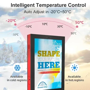 Factory Direct Sale 65 Inch Floor Standing Interactive <strong>Android</strong> Outdoor Digital Signage and <strong>Display</strong> <strong>LCD</strong> Advertising Screen - Product Image 3
