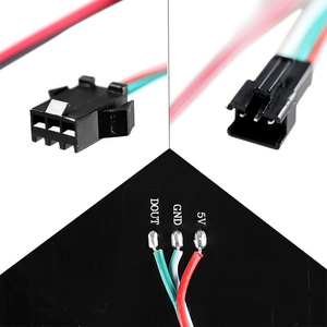 Полноцветная Гибкая светодиодная плата Ws2812 Rgb 256, матрица Led программируемая, 5050 светодиодов - Product Image 5