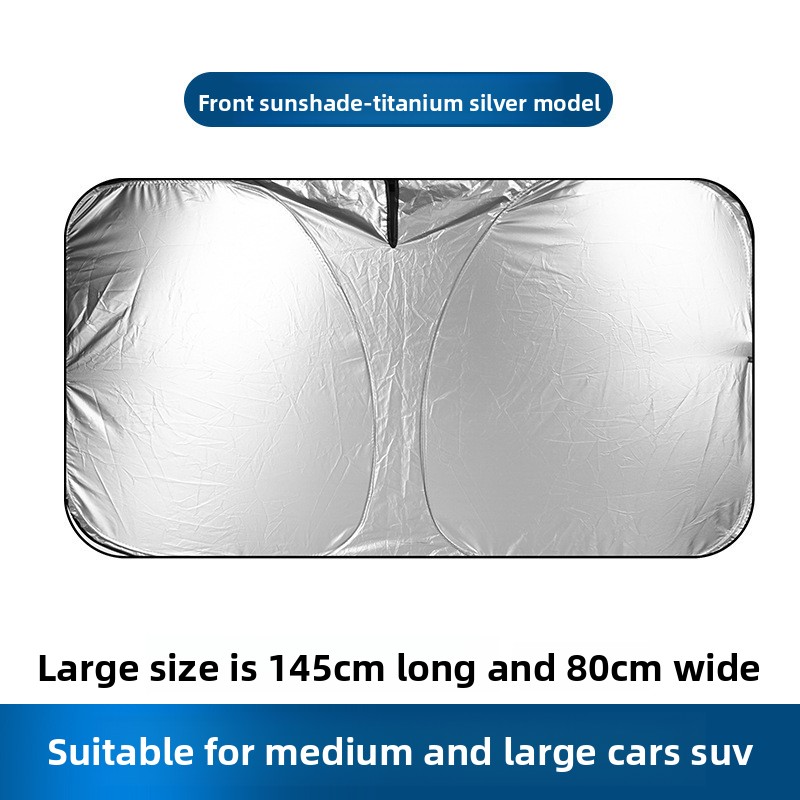Titanium Silver Large Size - Front Panel 145*80cm