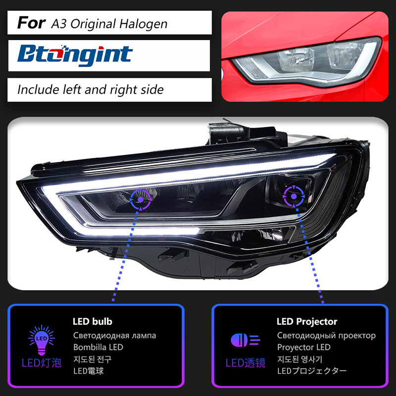 Original car low-end halogen