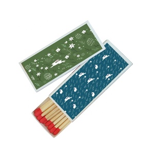Logo ile yüksek kalite özel maçlar kutusu Matchbox boş maçlar ucuz seri üretim kutusu ambalaj matchstick kutusu - Product Image 3