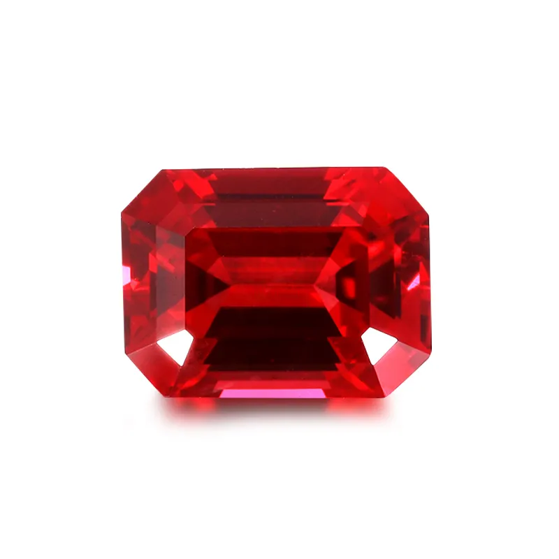 Il laboratorio di alta qualità ha creato rubino 5A rubino rosso rubino rosso rubino sciolto rubino sintetico in vendita