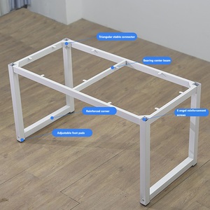 Moderno in legno top pc tavolo per uso domestico semplice ferro per risparmiare spazio tavolo da studio per uso domestico Computer scrivania da gioco per ufficio - Product Image 5