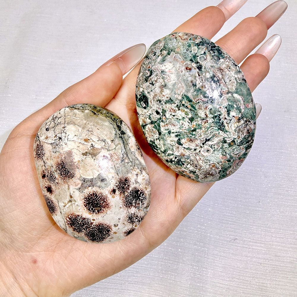 Green Flower Stone