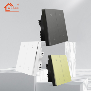 Venta al por mayor CE CB GCC 1/2/3/4 Gang UK/EU Smart Home Automation WIFI Zigbee Tuya pared pulsador luz interruptor inteligente para hotel - Product Image 1