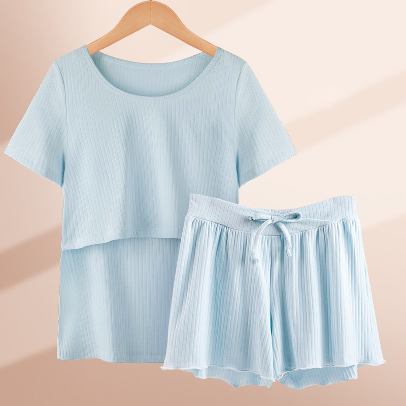 Light Blue shortsleeve set