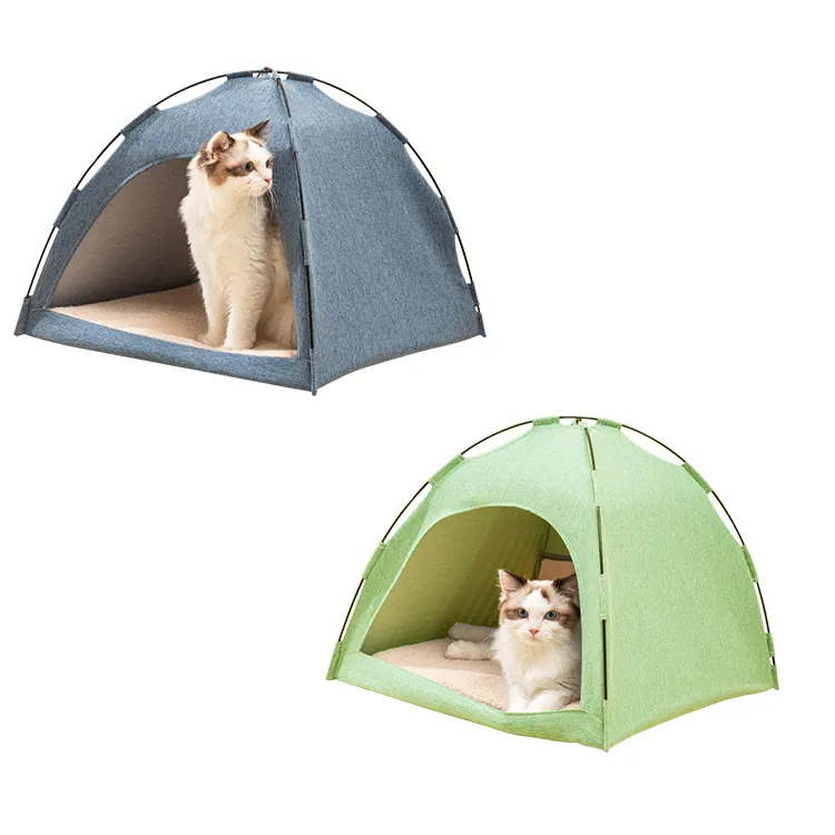 Famicheer BSCI Outdoor Pop-up Cat Show Play tenda letto casa per Cat Opp Bag stampa sostenibile fornire cane cane gatto che dorme