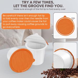 Compostable <strong>Empty</strong> <strong>K</strong>-<strong>Cup</strong> with Filter and Lid Biodegradable Coffee Capsule for Eco-Friendly Brewing - Product Image 5