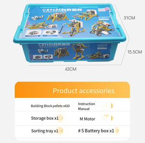 STEM DIY APP Control programación Roboti bloque de construcción 58 en 1 ciencia juguete educativo ladrillos conjunto para WeDo 2,0