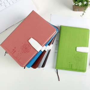 Taccuino in pelle di decompressione semplice con Logo personalizzato in carta colorata - Product Image 1