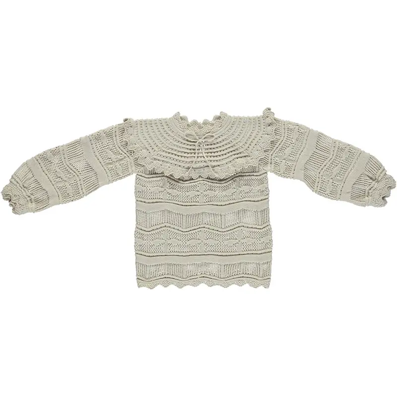 Ropa IMF para bebés y niñas, suéter tejido hecho a mano de manga larga, diseño, pelele infantil, 2022