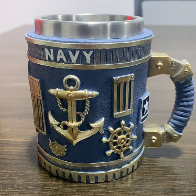 B anchor cup blue