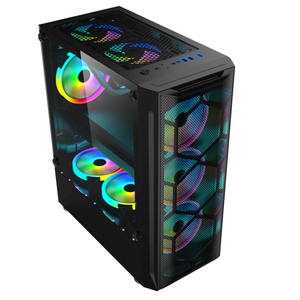 Oem עיצוב חדש usb3.0 מגדל מחשב שולחני במקרה משחק מחשב atx משחק מחשב עם מתכת רשת בשימוש במלאי - Product Image 2