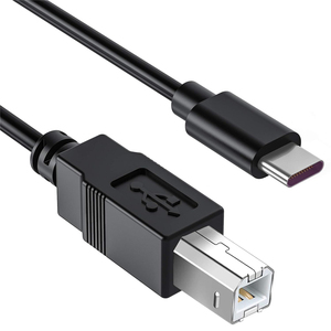 USB <strong>C</strong> Printer Cable Type-<strong>C</strong> to USB B Midi Interface Cable for Yamaha Piano,Pioneer DJ Controller Compatible for MacBook ipad - Product Image 1
