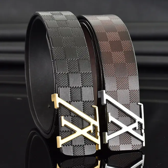 Venta caliente Cinturones de diseñador Marcas famosas Moda Cuero genuino Diseñador Hebilla de lujo Mujeres Hombres Cinturones