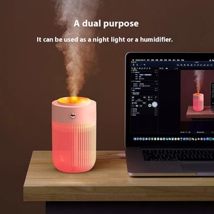 Humidificador USB portátil de 5L para el hogar con luz nocturna, aire creativo, escritorio, coche, oficina, tallado, función de aromaterapia, enchufe, fuente de alimentación - Product Image 2