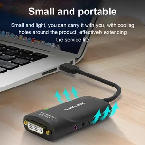 Wavlink USB 3,0 Tarjeta de video externa USB a DVI HDMI VGA Convertidor Adaptador de pantalla gráfica de video 1080P Pantalla de video multipantalla - Product Image 6