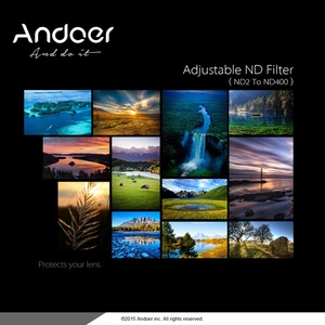 Andoer <strong>49mm</strong> ND Fader Neutral Density Adjustable ND2 to ND400 Variable <strong>Filter</strong> for Canon Nikon DSLR Camera - Product Image 6